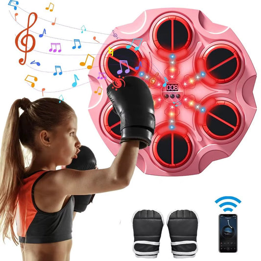 Smart Wall-Mounted Boxing Machine with Noise Reduction, Speed Adjustment, and LED Lights