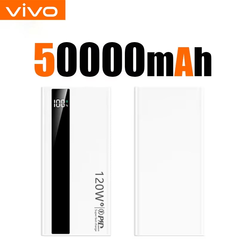 500000Mah Large Capacity Power Bank 120W Super Fast Charging Power Bank Portable Battery Charger for Iphone Xiaomi Samsung