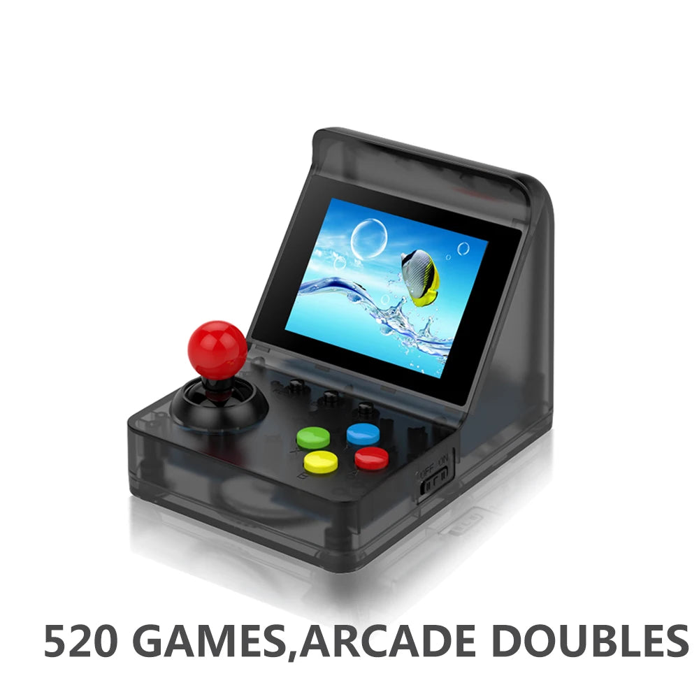 Ultimate 32-Bit Mini Arcade Retro Console - 500 Classic Games for Kids - Portable Handheld Fun!