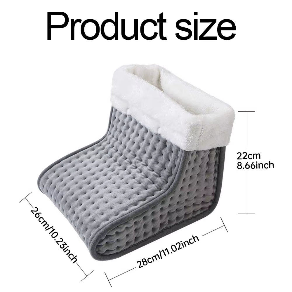 Ultimate Electric Heated Foot Warmers - Adjustable Temperature Heating Pad for Cozy Comfort (40x40CM/40x76CM)
