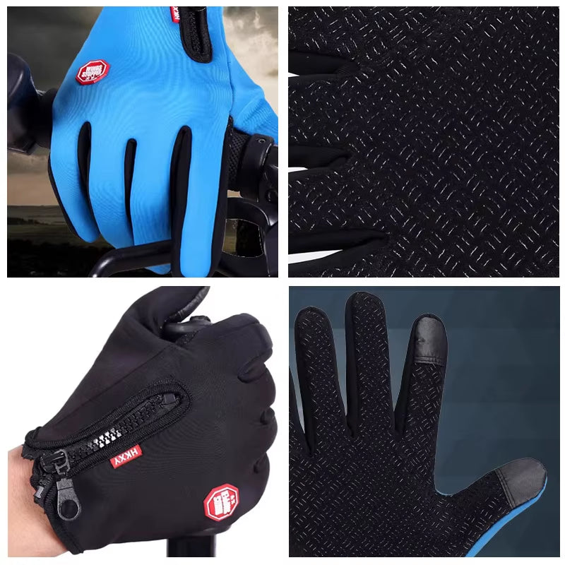 Stay Warm and Connected: Unisex Touchscreen Winter Gloves for Outdoor Adventures