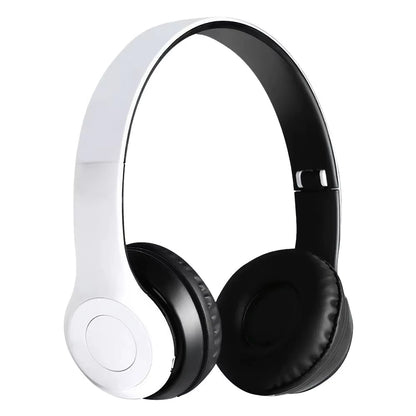 P47 Bluetooth 5.0 Wireless Headphones - Foldable HIFI Stereo Bass Earphones for Music & Gaming - Perfect for Kids & Girls - Compatible with Smartphones