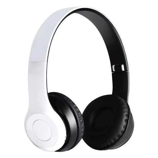 P47 Bluetooth 5.0 Wireless Headphones - Foldable HIFI Stereo Bass Earphones for Music & Gaming - Perfect for Kids & Girls - Compatible with Smartphones