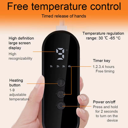 Ultimate Electric Heated Foot Warmers - Adjustable Temperature Heating Pad for Cozy Comfort (40x40CM/40x76CM)